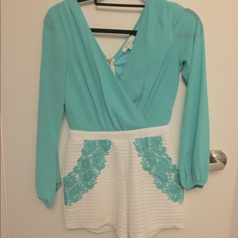 Beautiful Indigo One Piece Romper